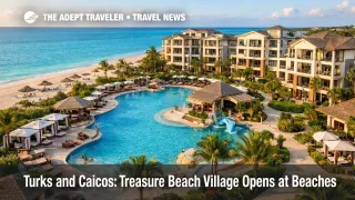 Treasure Beach Village opening at Beaches Turks and Caicos, new lagoon pool and oceanfront suites on Grace Bay Beach