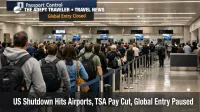 US airport shutdown lines build at Dallas Fort Worth arrivals as Global Entry stays paused and queues grow