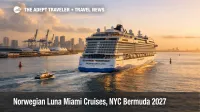 Norwegian Luna cruise itineraries begin in Miami, with a new ship departing PortMiami ahead of Bahamas and Caribbean sailings