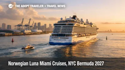 Norwegian Luna cruise itineraries begin in Miami, with a new ship departing PortMiami ahead of Bahamas and Caribbean sailings