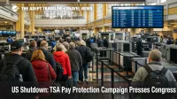 TSA pay during shutdown drives longer security lines at a busy U.S. airport checkpoint as spring travel volumes rise