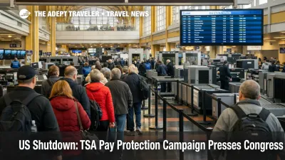 TSA pay during shutdown drives longer security lines at a busy U.S. airport checkpoint as spring travel volumes rise