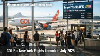 GOL Rio New York flights launch from Rio Galeão as travelers board a new nonstop service to JFK in July 2026