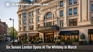 Six Senses London opening at The Whiteley shows the new Bayswater luxury hotel in a restored West London landmark