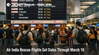 Air India extra flights board in Delhi as travelers rebook March 10 to 18 international routes through India
