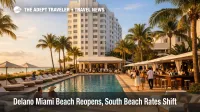 Delano Miami Beach reopening brings a revived South Beach luxury hotel back to Collins Avenue as spring demand builds