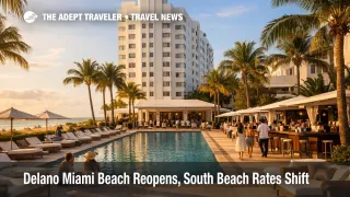 Delano Miami Beach reopening brings a revived South Beach luxury hotel back to Collins Avenue as spring demand builds