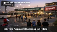 Qatar race postponement at Lusail shows event entry areas and travel uncertainty for Gulf motorsport visitors