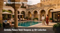 NH Collection Palacio de Córdoba courtyard shows the restored Córdoba luxury hotel inside the Jewish Quarter