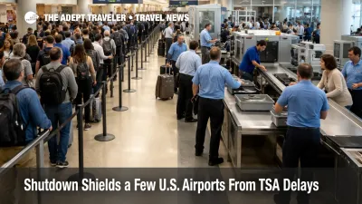 Airport security lines during a shutdown show uneven checkpoint delays at a U.S. terminal during spring break travel