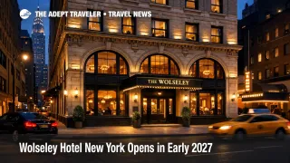 The Wolseley Hotel New York exterior concept in Midtown Manhattan ahead of its early 2027 opening