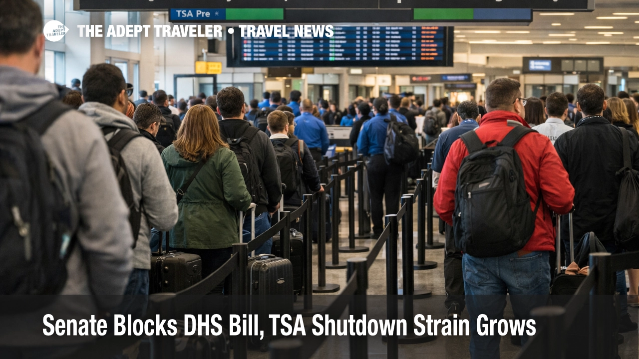 TSA shutdown strain at JFK shows long security lines as unpaid screening staff shortages disrupt spring travel