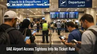UAE airport access rules tighten at Dubai International as travelers check confirmed departures before entering