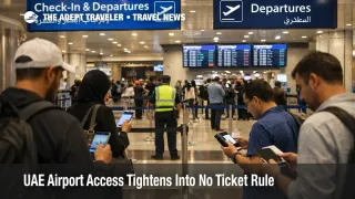 UAE airport access rules tighten at Dubai International as travelers check confirmed departures before entering