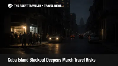 Cuba island blackout darkens Havana streets as hotels and transport face renewed power outage disruption