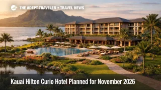 Kauai Hilton Curio hotel at Hōkūala near Lihue, showing the new east shore resort setting planned for 2026