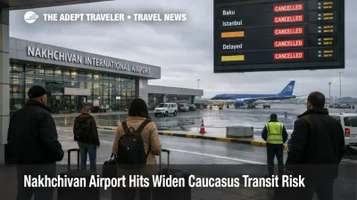 Nakhchivan airport drone impacts leave travelers facing uncertain departures at Azerbaijan's exclave gateway