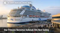 Star Princess norovirus outbreak context at Fort Lauderdale as passengers board near the cruise terminal after sanitation work