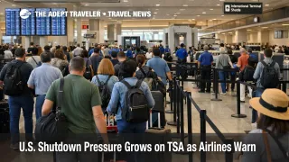 Long security lines at Atlanta airport show U.S. shutdown TSA delays during the spring travel surge