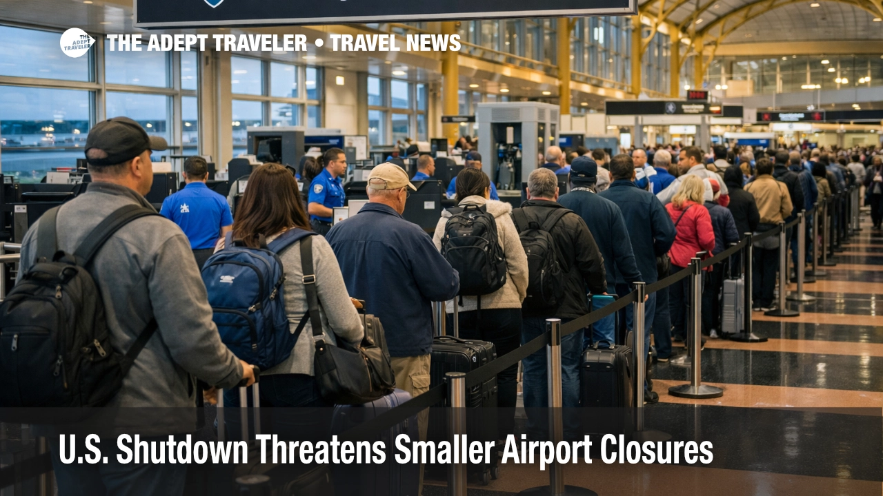 TSA shutdown delays create long U.S. airport security lines as the DHS funding standoff threatens wider disruption