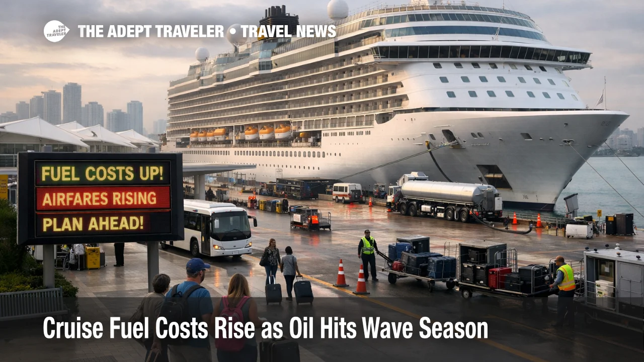 Cruise fuel costs at PortMiami shape wave season bookings as travelers compare ship, air, and hotel prices