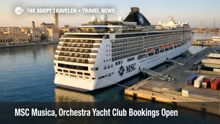 MSC Yacht Club bookings open on an upgraded Musica class ship in Bari, highlighting new premium cruise options for 2027