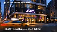 Hilton YOTEL franchise deal illustrated by a YOTEL New York exterior, showing the compact urban hotel style joining Hilton