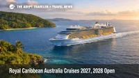 Royal Caribbean Australia cruises sail past Lelepa, highlighting the new South Pacific beach club stop from 2027