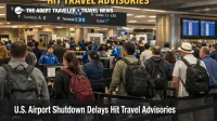 U.S. airport shutdown delays at Houston IAH show long security queues as travelers build more buffer before flights