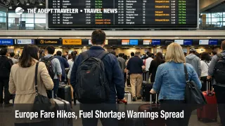 Europe airline fuel shortages drive longer check in lines and tighter departure options at Frankfurt Airport