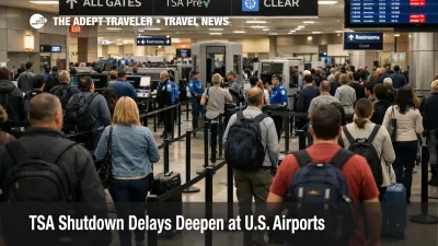 TSA shutdown delays at Atlanta airport show long security lines and checkpoint congestion during the U.S. spring travel surge