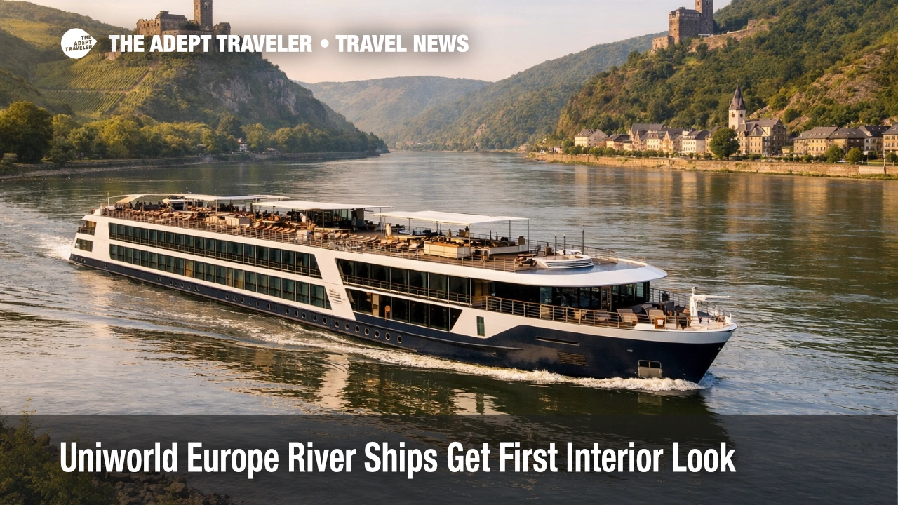 Uniworld Europe river ships sail the Rhine near Koblenz as travelers assess 2027 launch options and route fit