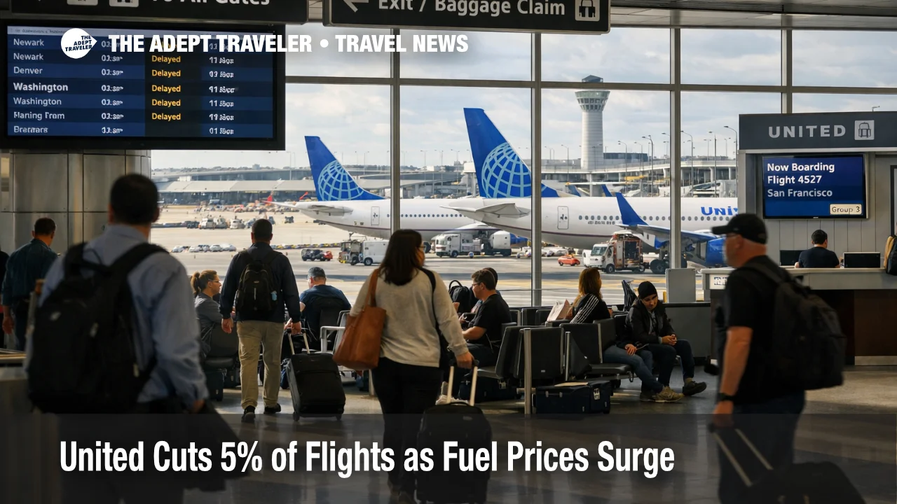 United flight cuts pressure travelers at Chicago O'Hare as fuel prices surge and schedules tighten