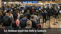 U.S. shutdown airport risk shown by long security lines and uneven screening staffing at Atlanta airport