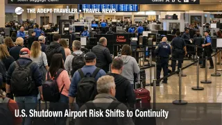 U.S. shutdown airport risk shown by long security lines and uneven screening staffing at Atlanta airport
