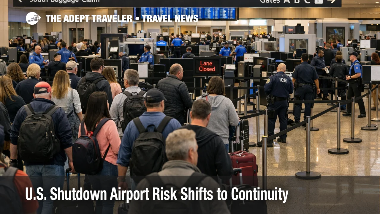 U.S. shutdown airport risk shown by long security lines and uneven screening staffing at Atlanta airport