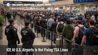 ICE at U.S. airports near long TSA lines at Atlanta shows support roles without solving checkpoint delays