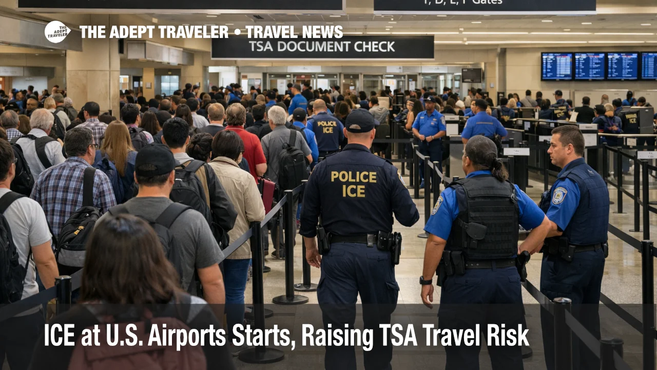 Long security queues at Atlanta show ICE at U.S. airports adding support roles as TSA staffing shortages slow screening