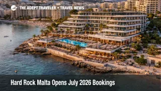 Hard Rock Malta bookings open for a new St. George's Bay seafront hotel near Malta's nightlife and beach district