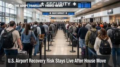 U.S. airport recovery risk at Houston IAH shows long TSA security lines as weekend checkpoint pressure stays elevated
