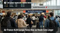 Air France-KLM fare increase pressure shown by travelers waiting at CDG as long haul rebooking options tighten