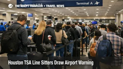 Long security lines at Houston IAH show the TSA line sitters issue as shutdown delays push travelers toward risky workarounds