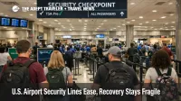 U.S. airport security lines easing at Houston IAH as TSA recovery remains fragile during spring break travel