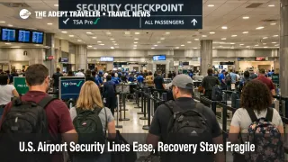 U.S. airport security lines easing at Houston IAH as TSA recovery remains fragile during spring break travel