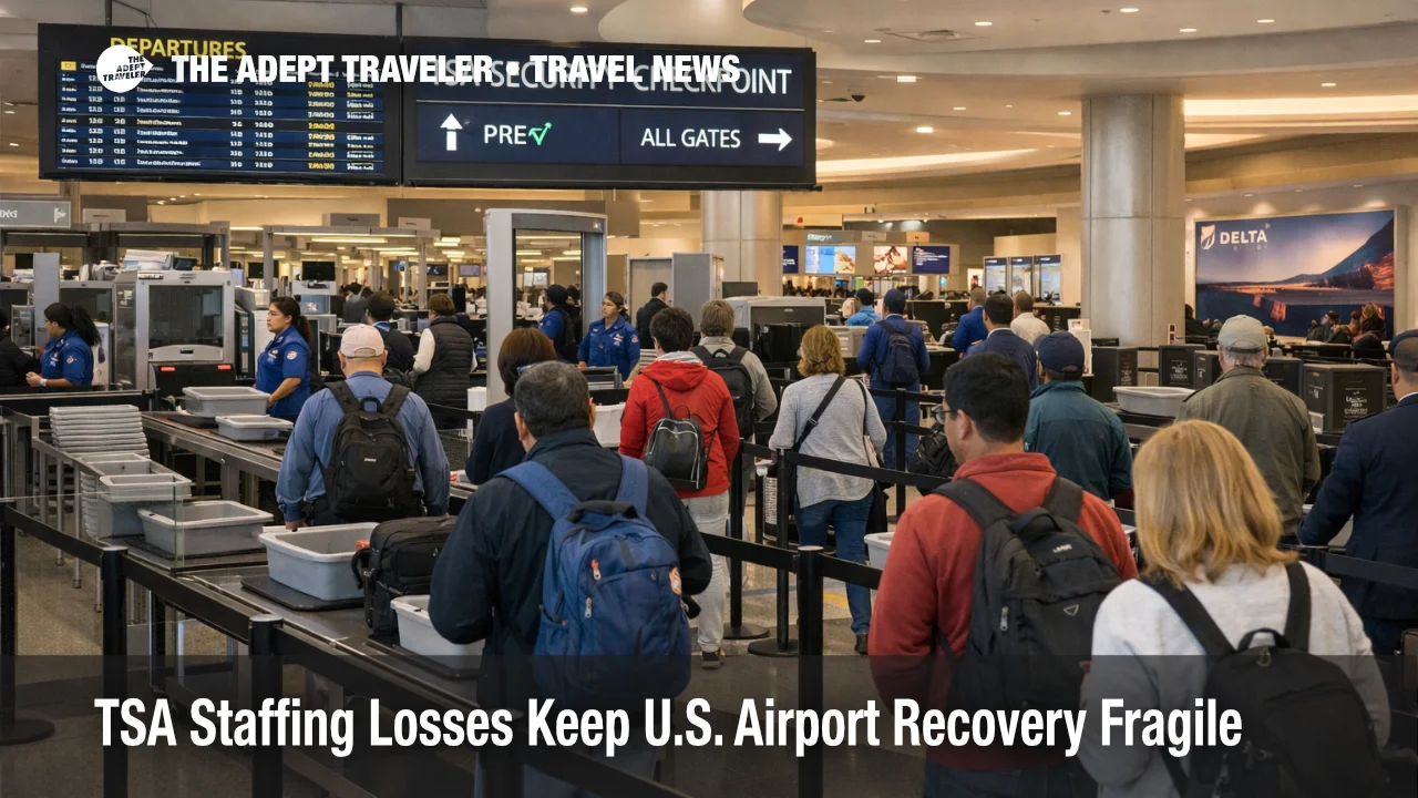 TSA staffing losses leave Atlanta airport security recovery fragile as checkpoint lines move faster but remain vulnerable.