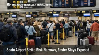Spain airport strike risk at Madrid-Barajas shows check in queues and baggage delay pressure during Easter travel