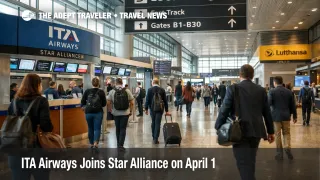 Passengers move through Rome Fiumicino as ITA Airways Star Alliance entry improves Italy connections and lounge access