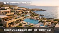 Marriott Greece expansion visual shows a new Crete resort setting tied to the next wave of Greece hotel openings