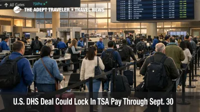 TSA pay through September remains uncertain as travelers clear a calmer security line at Houston Bush Airport