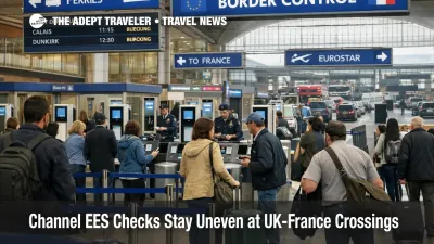 Channel EES border checks slow pre-departure processing at St Pancras and Dover as UK-France crossings vary by terminal